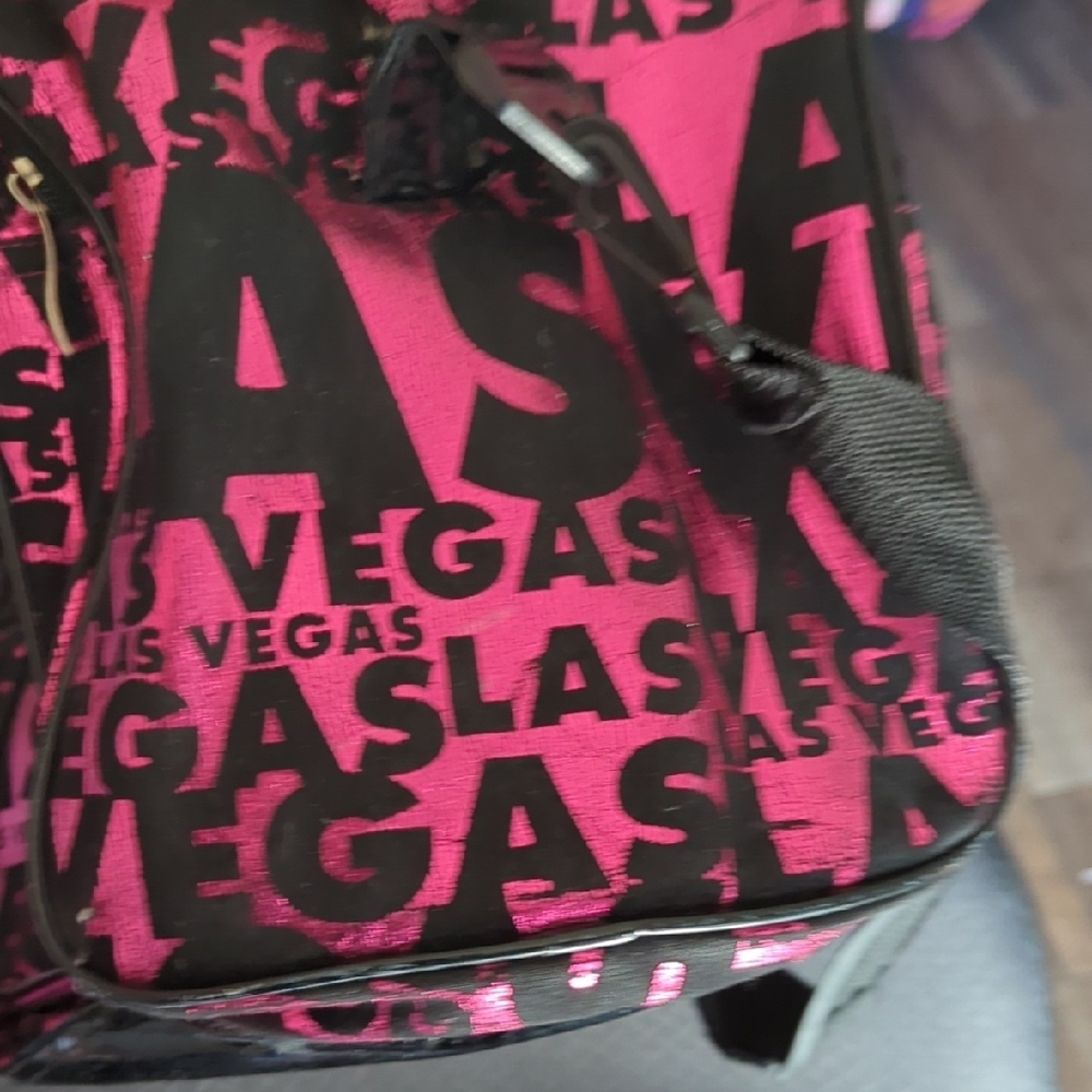 Las Vegas Pink and Black Women's Bag - Picture 3 of 3